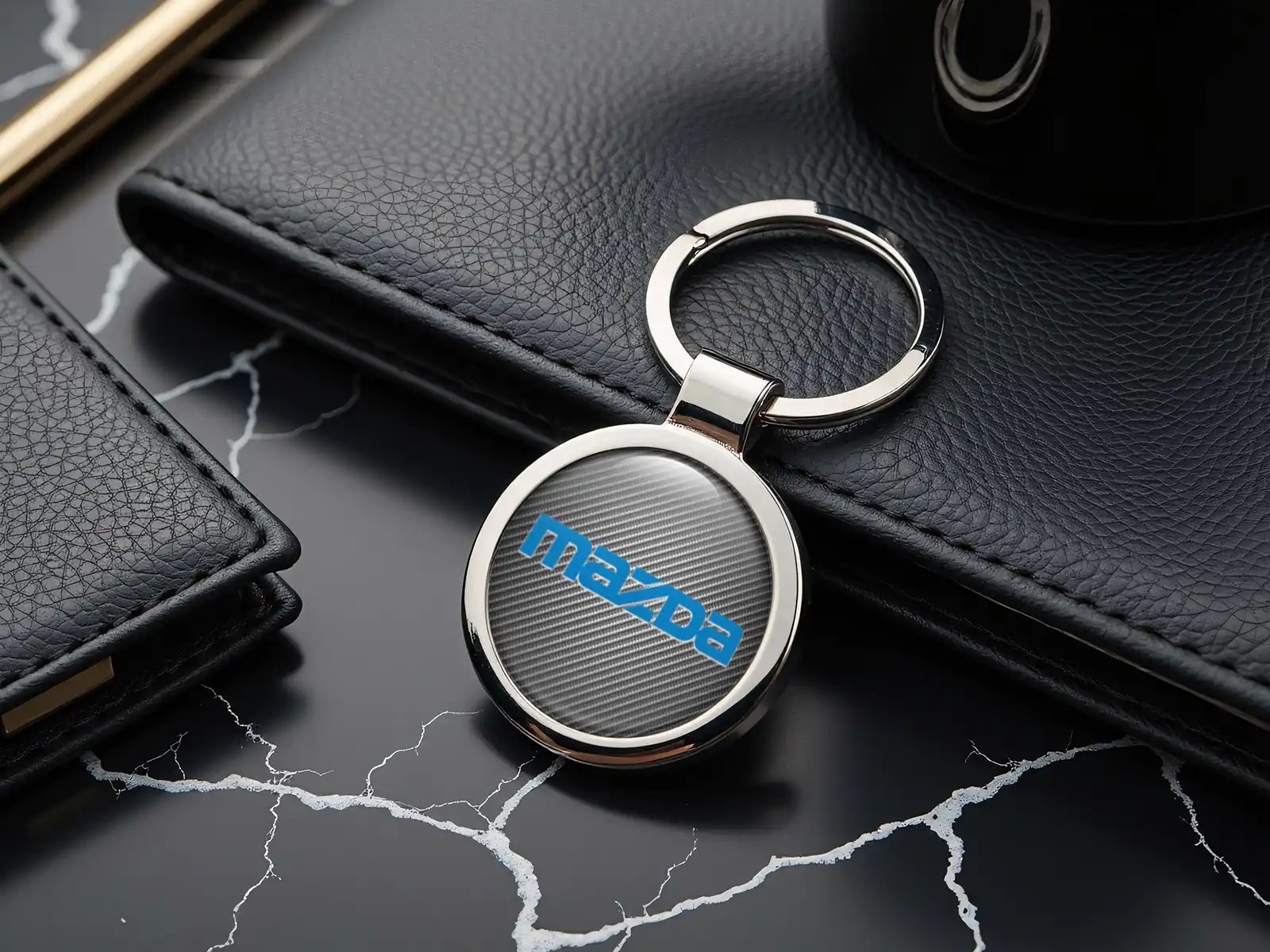 Mazda Llavero Lujo Acero Inox Premium